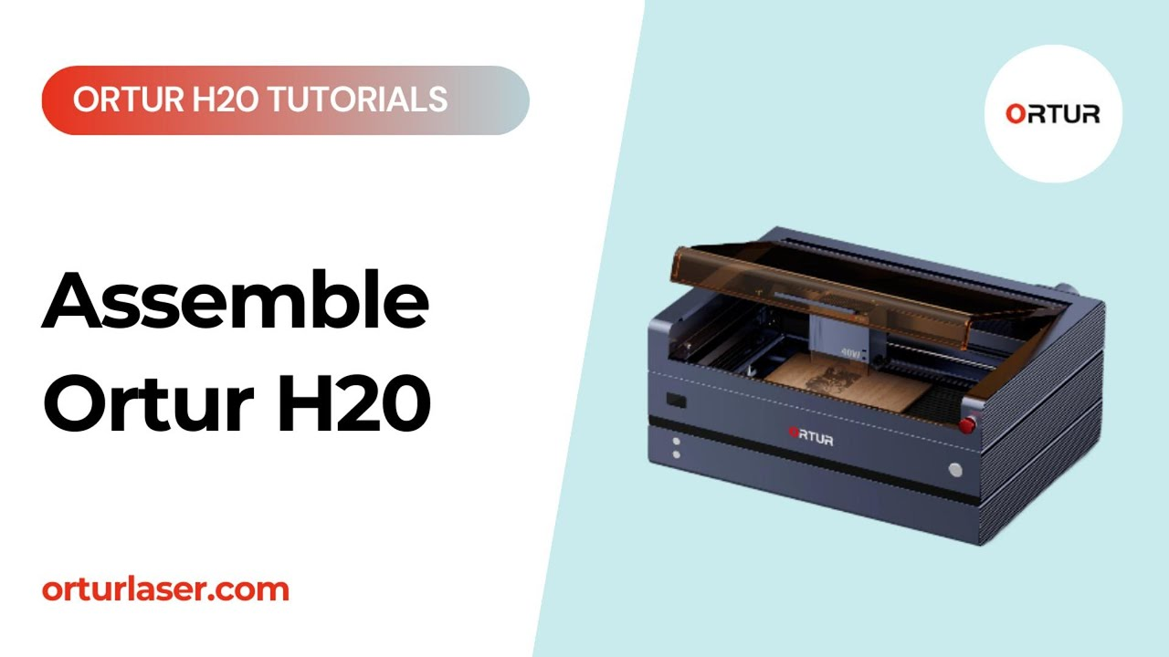 Load video: Ortur H20 Tutorial | How to Assemble Ortur H20