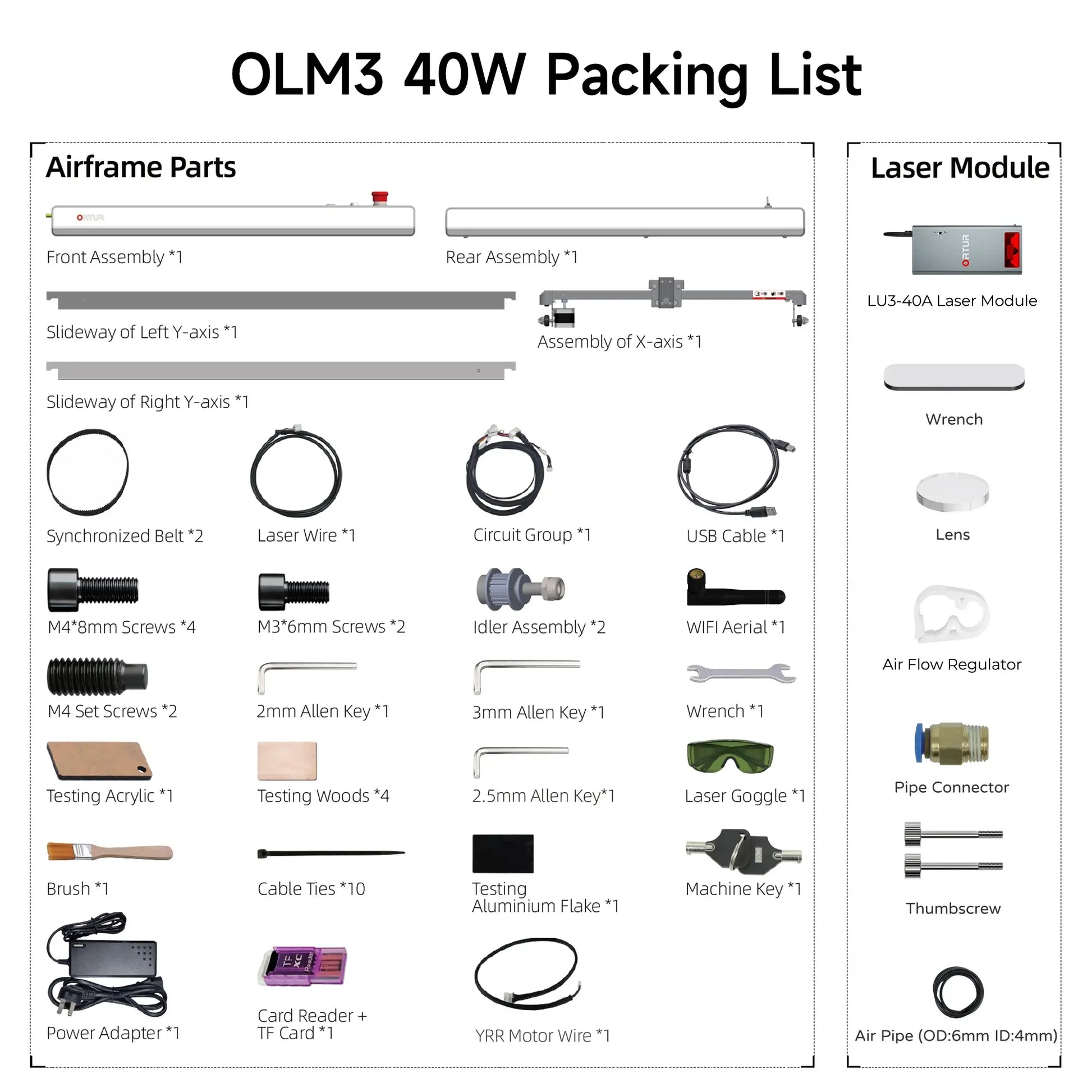 Ortur Laser Master 3 (LM3) Laser Engraving & Cutting Machine